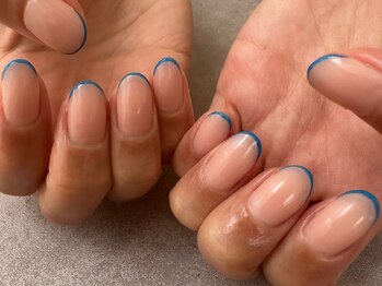 エムスラッシュ ネイル センター北店(M.SLASH)/スキニーフレンチネイル