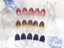 ティ－エヌ ルーシー店/中間ラメ☆ストレートフレンチ