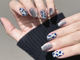 ヒョウ柄ネイル