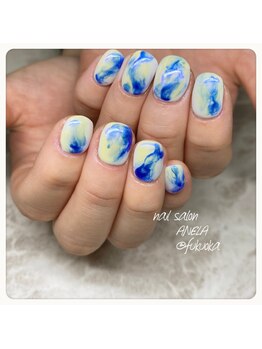 アネラ(ANELA)/サマーマーブルネイル