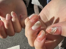 ネイルスミス 高松店(Nailsmith)/オレンジニュアンスデザイン