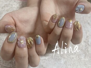 エリナネイルサロン池袋(Alina Nail Salon)/ミラーアート