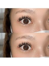 アイラッシュサロン ブラウン(Brown)/ダブルフラットラッシュ