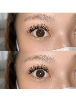 アイラッシュサロン ブラウン(Brown)/ダブルフラットラッシュ