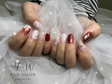 ユーネイル(YW nail)/フルアート＋パーツ