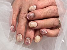 ヒラソルネイル(Girasol nail)/シンプルアートコースの桜