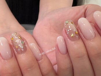 ネイルサロン ソル(NAIL Salon. Sol)の写真/《豊田市/知立駅》リーズナブルにアートデザインを楽しむなら今月のキャンペーンネイル［￥7480］が◎