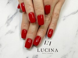C-384 赤ワンカラーネイル