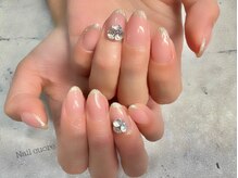 ネイル クオーレ(Nail cuore)/ラメフレンチ