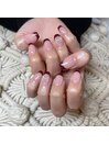 ribbon　nail〇リボンネイル