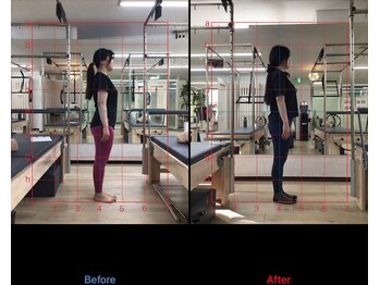 ラ ピラティス 銀座店(La pilates)/当店のビフォーアフターご紹介！