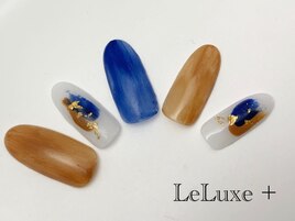 キャメル×ネイビーニュアンス