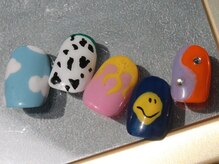 つめノさき/カラフル個性派ネイル