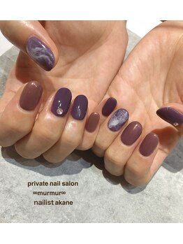 プライベート ネイルサロン マーマ(murmur)/マーブルネイル