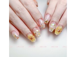ひまわりネイル