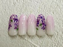 プルミエ ネイル(Premier Nail)/春ネイル★藤の花