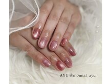 モナールアンド(MONNAL&)/ピンクマグネットネイル