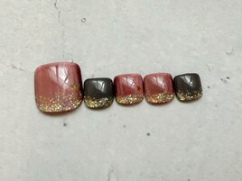 【フット】マグネットラメ散らし