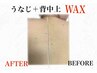 ボディワックス脱毛　うなじ+背中上