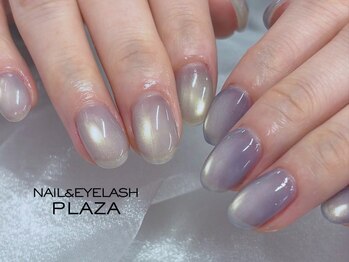 アイラッシュプラザ 南森町店(EYELASHPLAZA)の写真/マグネットネイルは短い爪でも映えるので大人気♪エノイマグネット取り扱いなど他にはないマグネット多数◎