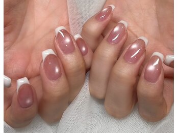 ネイルアンドアイラッシュスタジオ シュシュ(chouchou)/人気!!マグベースにフレンチ