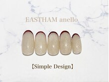 イーストハムアネーロネイル(EAST HAM anello nail)/定額シンプルデザイン