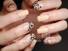 ネイルサロン キリカ(Nailsalon Kilika)/ワンカラー×フレンチ