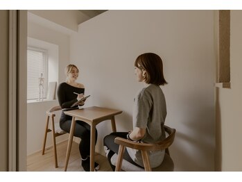 カリンピラティス 乃木坂 六本木店(Kalin pilates)/まずはカウンセリングから