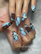 ネイル アトリエ ミジュ(nail atelier MijU)/チョコミントネイル