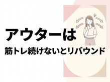 たけ整骨院/アウター優位はリバウンド
