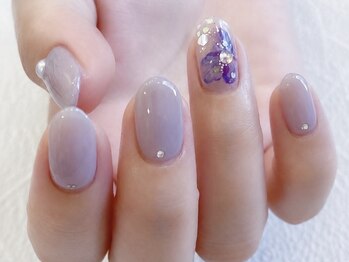 ノーラスリエン(Nolaslien)/梅雨ネイル 紫陽花パラジェル