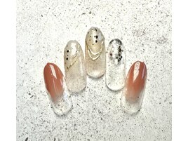 ニュアンスミラーネイル