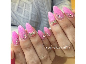 ツメカザリ 西金沢店(TsumekazaRi)/*ピンクラメスカルプ*