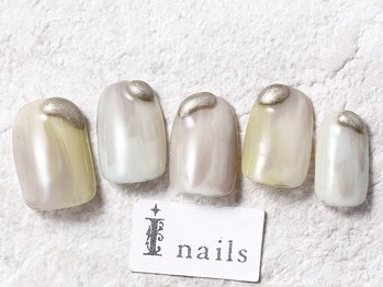 アイネイルズ 渋谷店(I nails)/ピスタチオニュアンス¥7980