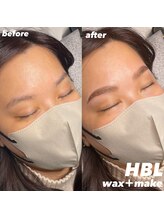 サン ヘアーアンドメイク(Sa N.HAIR&MAKE)/HBL＋WAX＋MAKE