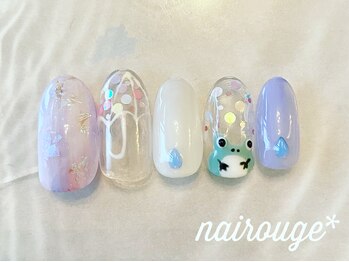 ネイル―ジュ 札幌大通店(nairouge*)/梅雨ネイル♪