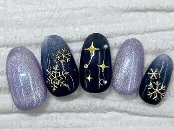 ハニービービー(Honey Bee Bee)/冬空ネイル