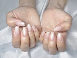 ワンカラー　ベージュラメ