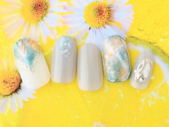 ダッシングディバ 赤羽アピレ店(DASHINGDIVA)/夏ネイル￥14,850