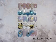 ネイルサロン ルート 二子玉川(nailsalon route)の雰囲気（毎月変わるお得なネイル！￥8500♪カラーチェンジ無料）