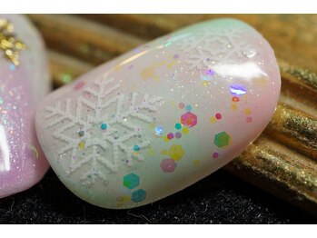 ビューティトリップ(Beauty TRIP)/オフィス向き winterネイル