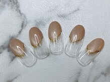 ネイルアンドアイラッシュサロンR/ちぐはぐニュアンスマグネット