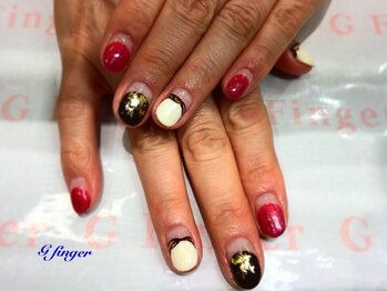 ジー フィンガー 千葉店(G)/バレンタインネイル