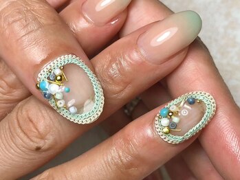 オーラリー ネイル アート メゾン(ORRERY nail art maison)/ハンド / 刺繍