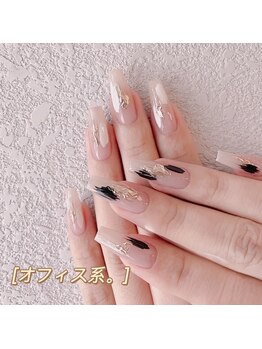 ベターミー(BETTER ME)/オフィス系カラーミラーネイル