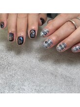 エミュ(e3mu)/チェックネイル　