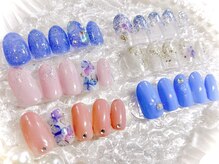 ボガスティーズネイル 鶴見店/トレンドネイル　クリアベース