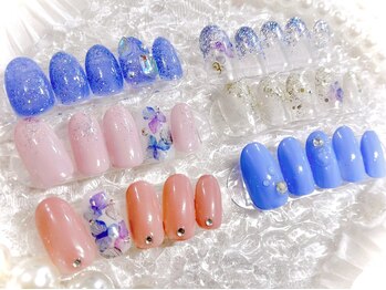 ボガスティーズネイル 鶴見店/トレンドネイル　クリアベース