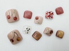 さくらんぼアート×マグネット