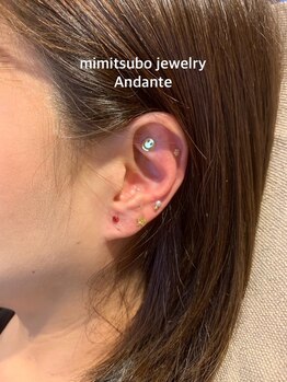 アンダンテ(Andante)/耳つぼデザイン